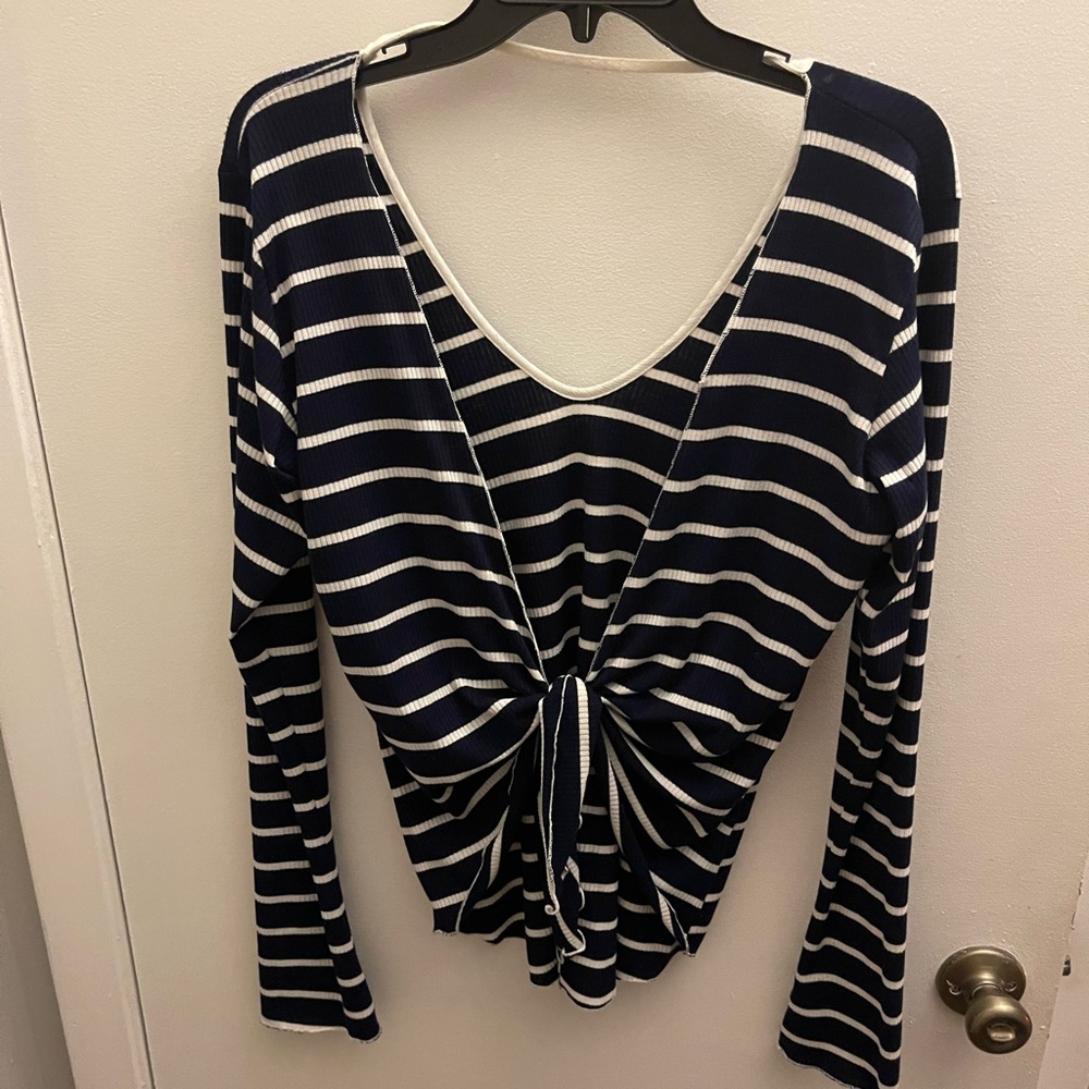 Lucy Love open back shirt